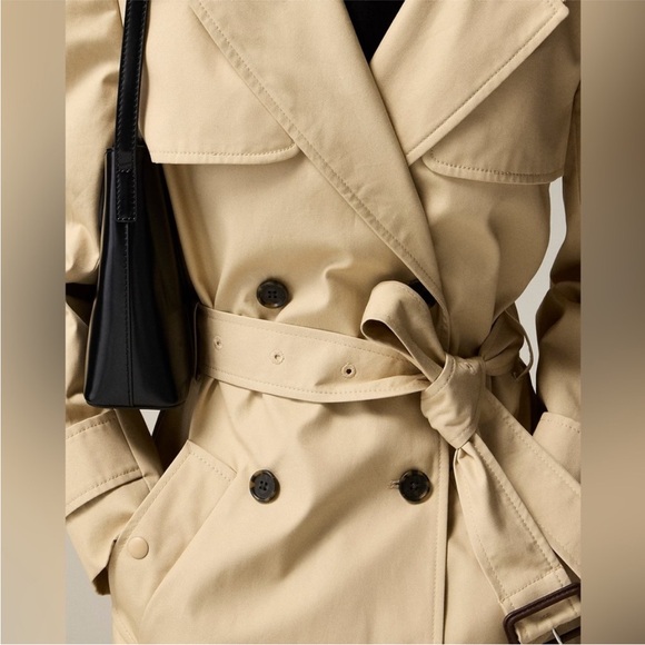 J. Crew Icon Trench Coat in Vintage Khaki Women's Size 4 - Picture 15 of 16